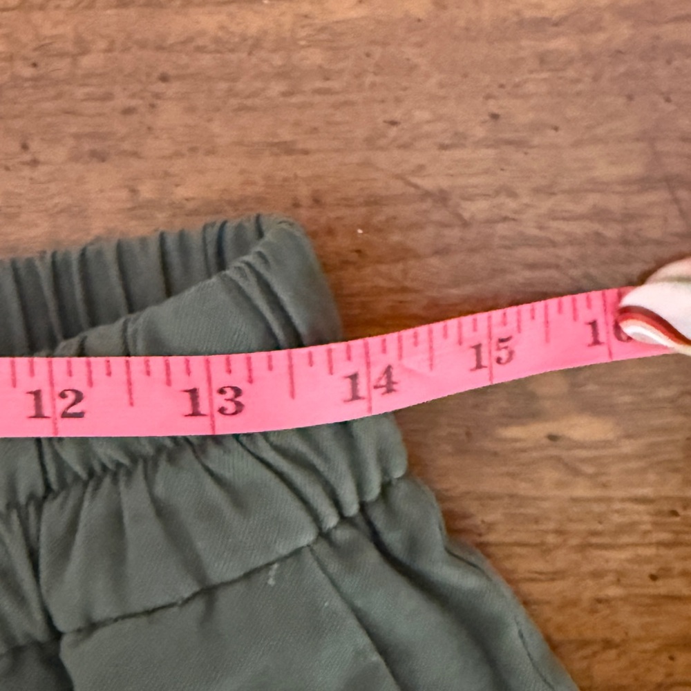 New Day Olive Green Elastic Waist Tapered Jogger Pants Medium - Picture 11 of 12